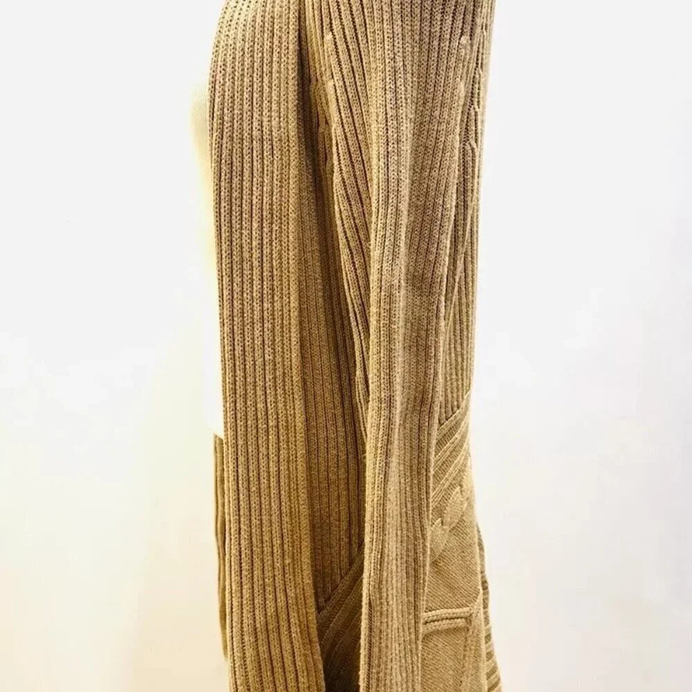 MERONA Women Long Sleeve Open Front Brown Casual Cardigan Sweater Size Small - Picture 9 of 15